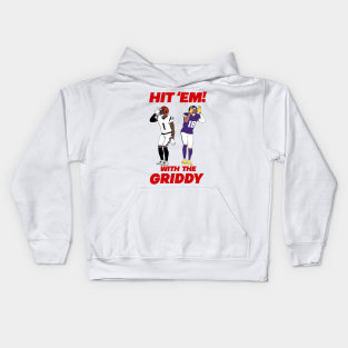 Griddy Kids Hoodie - hit em with griddy by rsclvisual